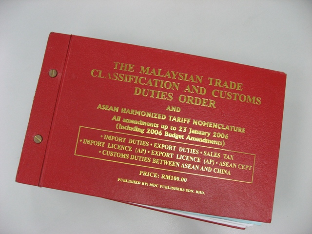 malaysian customs tariff